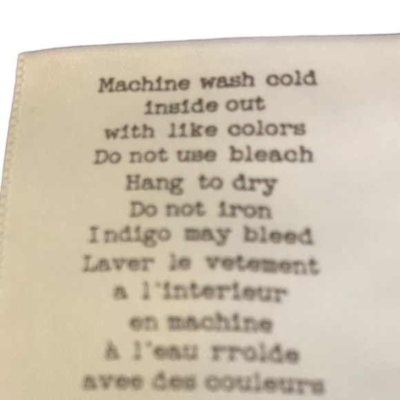 Rag & Bone Jean 10 Inch Capri Size 26 Raw Hem Distressed Denim Gray Grey - Picture 14 of 14